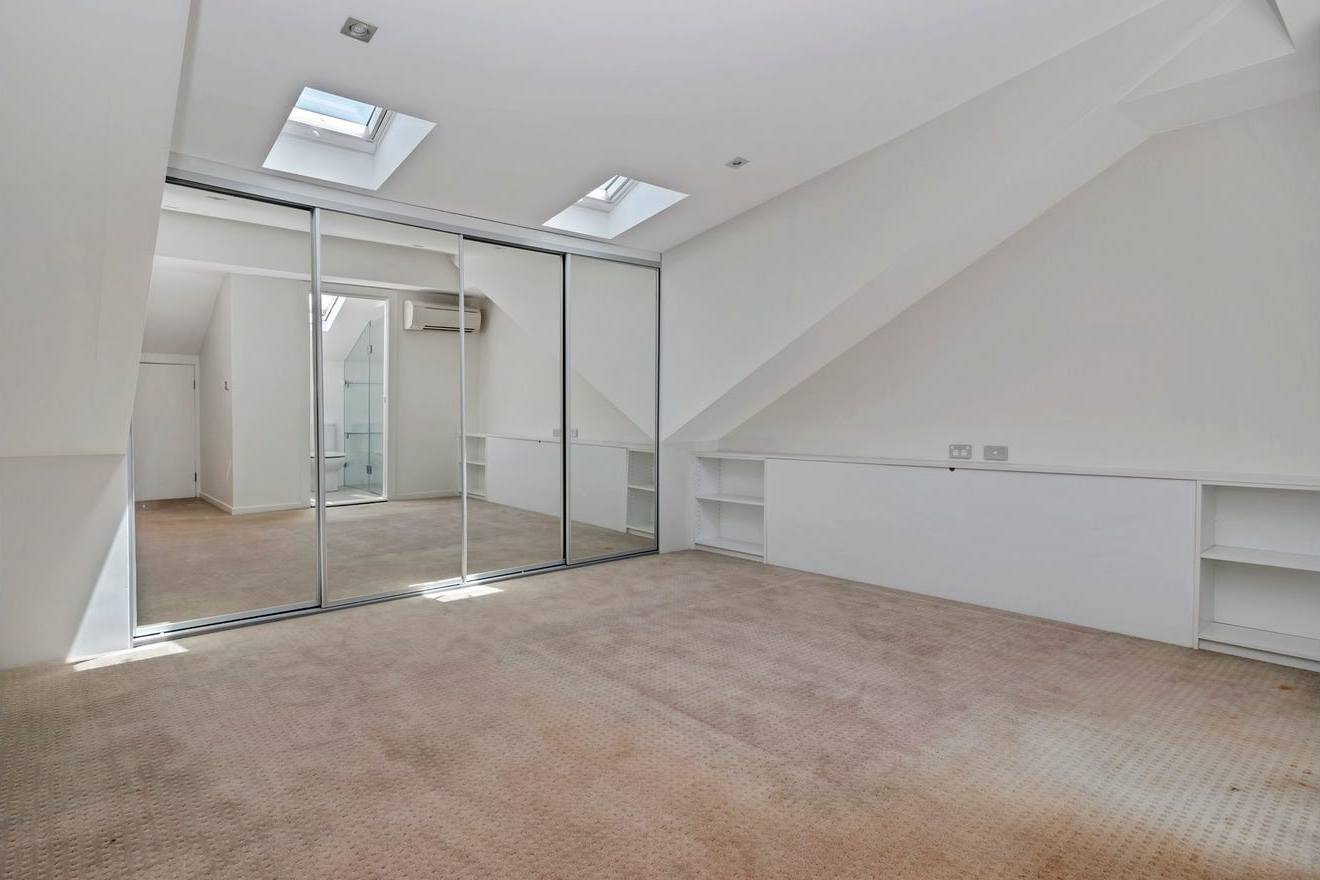 Attic bedroom