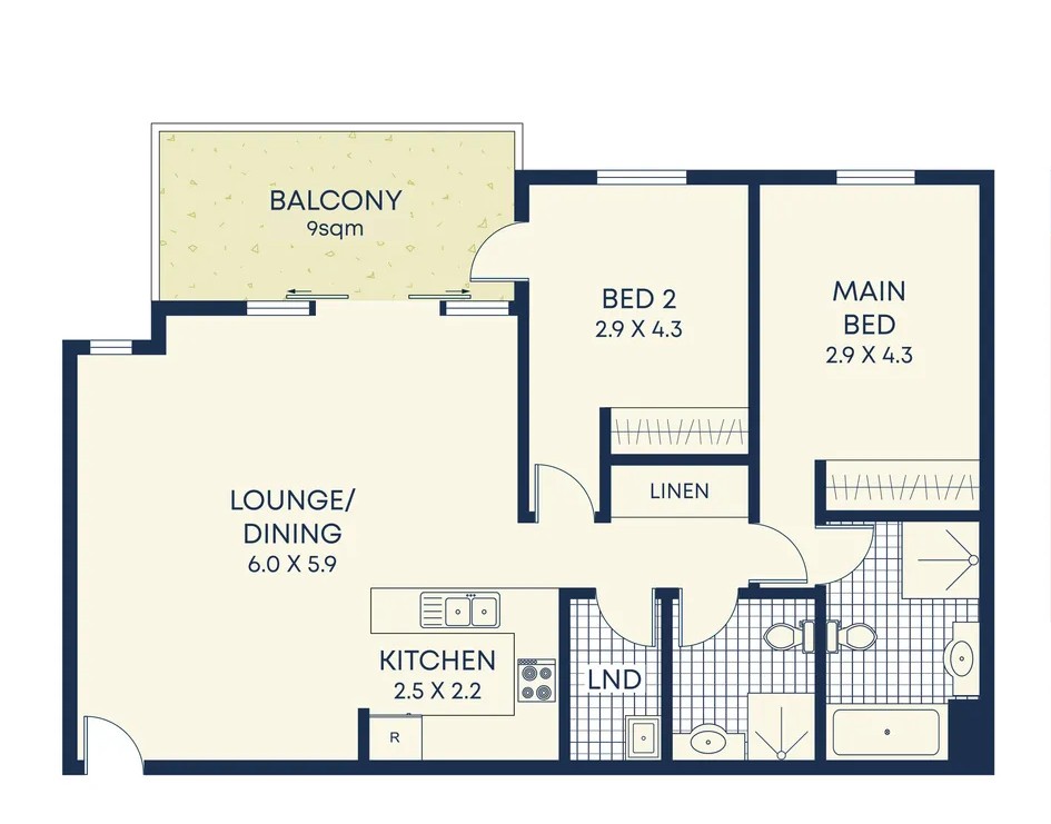 Floor plan PQ